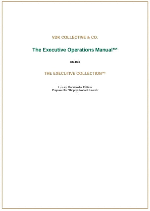 The Executive Operations Manual™